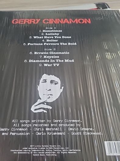 Gerry Cinnemon erratic cinematic red vinyl