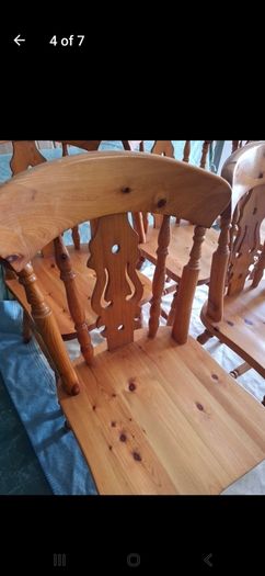 Solid Pine Kitchen Chairs