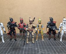 2007 Star Wars Republic Elite Forces Mandalorians Clone Troopers