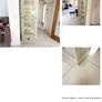 Solid Wood Glass Display Cabinet Light Grey Image 4