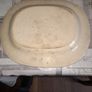 Victorian Very Large Antique Blue and White Food Serving Platter, postage available on all my items Image 4