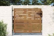 Garden Gate 85x75 cm Corten Steel Square Design