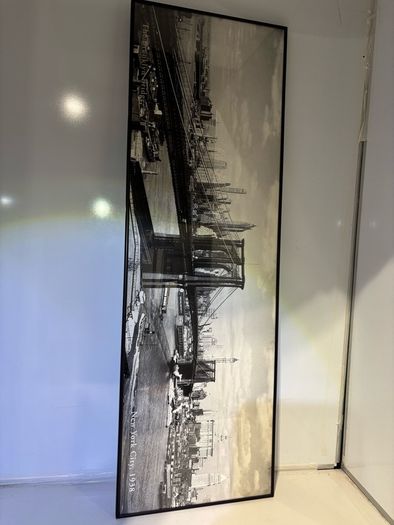 print The Brooklyn bridge framed print