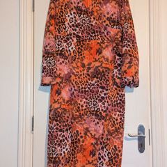 beautiful Louise wrap animal print midi dress from Girl in Mind