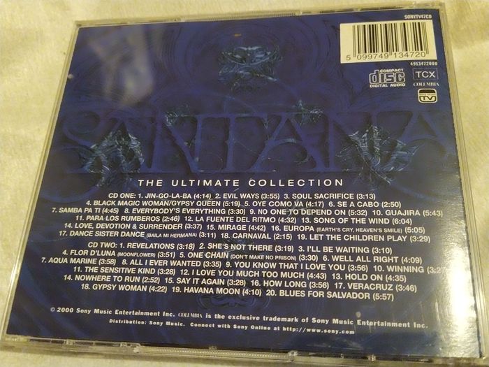 NOS Santana - The Ultimate Collection 2 disc Cd