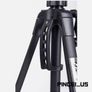 WT3540 Camera Tripod Portable Telescopic Stand with 3 Way Pan Head for Phone Image 3