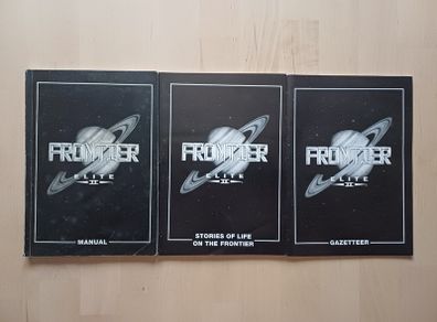Amiga Frontier Elite 2 Game Manuals & Star Map