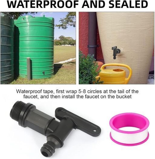 3/4" Plastic Water Butt Tap Replacement