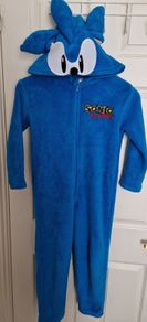 Sonic the Hedgehog kids onesie costume  6-8yrs