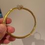 Kate Spade Gold Tone Crystal Bow Bangle Image 2