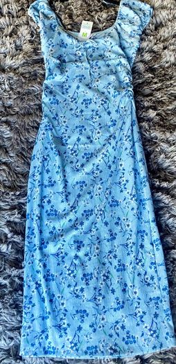 Blue dress