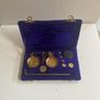 Vintage miniature brass weighting scales set Image 3