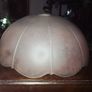 Pink frosted glass lampshade Image 2