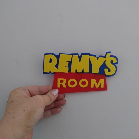 Personalised Toy Story Western Style Door Sign, Custom Kids Name Plaque