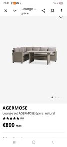 outdoor dining set