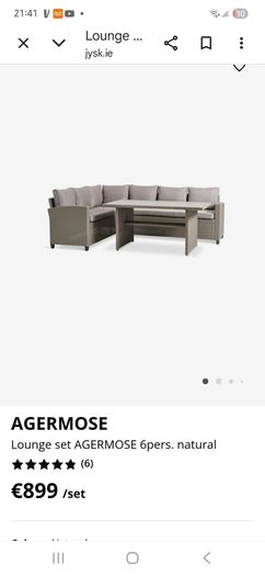 outdoor dining set