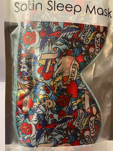 SMUG satin tattoo satin eye mask new in packaging