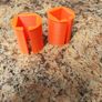 Preston Innovations Compatible Offbox Adapters - 19mm Square (Orange) Image 2