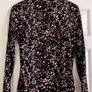 Ladies Black Floral Cotton Top by Jensen Image 4