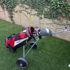 golf club set including bag and trolley