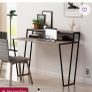 Wade Logan Aires Split Level Mocha Study Desk - 124cm Image 7