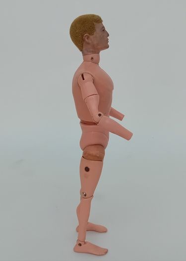 Palitoy Action Man Blonde Flocked Hair Painted Eyes Figure