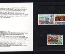 1971-4 Jersey Pictorial Postage Stamps Definitive Issue of High Value (10p, 20p & 50p) Decimal Stamps Presentation Pack