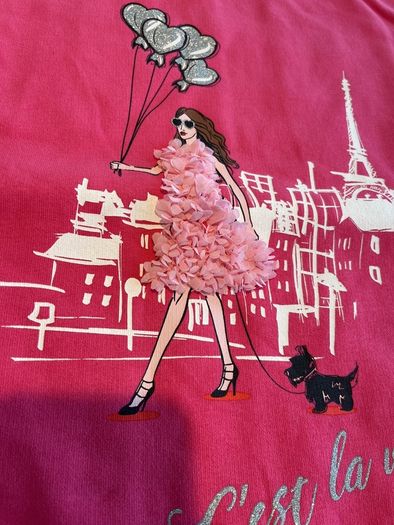 Girls Jumper / Sweatshirt -  AGE:9 - AS NEW