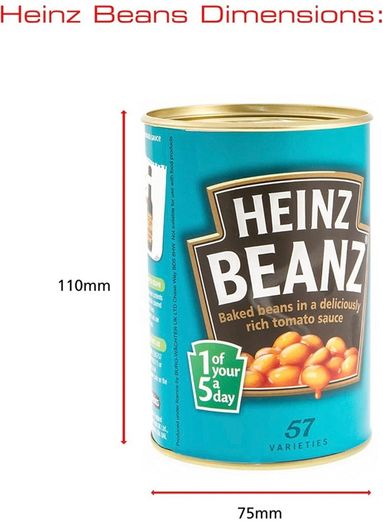 Best Price Square Safecan - Heinz Baked Beanz Bpsca 202hb (free Postage)