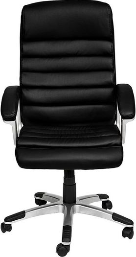 Executive Office Chair Swivel Chair With Padded Armrests Black Nationwide Delivery
