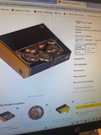 Nespresso Coffee Pods for Professional Coffee Machine