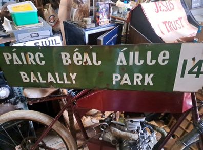 Vintage Enamel Street Sign