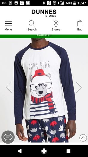 BNWT Papa Bear pjs