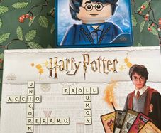 Harry Potter scrabble with magazine and stickers