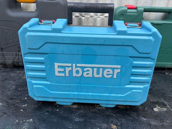 3 plastic powertool cases no powertools