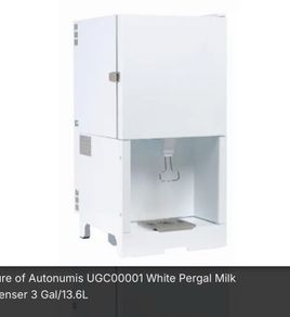 White Pergal Milk Dispenser 3 Gal/13.6L
