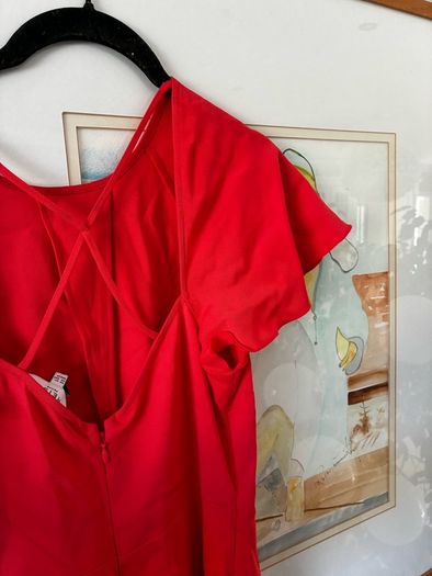 Reiss coral dress