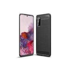 For Samsung Galaxy S20 Case Cover Carbon Fiber Design Shockproof Black Armor New - FHT04SMK3