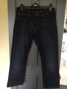 BN 6th Sense mens navy bootcut jeans size W34"xL28"