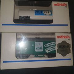 4 Marklin Ho Train ..gauges in mint condition