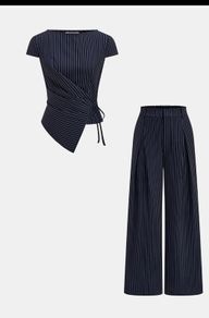 navy suit set