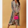 Animal print midi dress Image 2