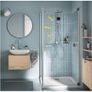 GROHE Vitalio Comfort 250 Flex - Shower System with Diverter (Square 25cm Head Shower 2 Spray Rain & SmartRain Image 9