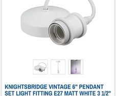Three Pendant Set Light Fittings