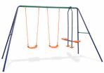 Swing Set with 4 Seats Orange