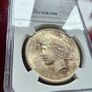 1925 Peace Dollar NCG Slabbed Original Purple/ Champagne Toning Image 4