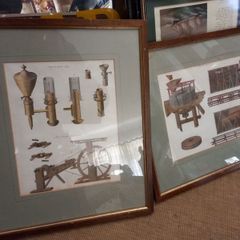 pair of lithographs from Powerscourt
