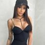 Black top with thin straps Image 9