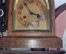 Antique German Junghans mantel (or shelf) clock