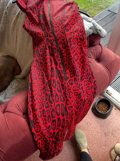 Black and Red Dress midi